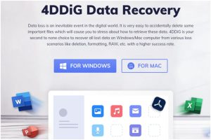 Tenorshare 4DDiG 9.6.0.16 download the new for mac